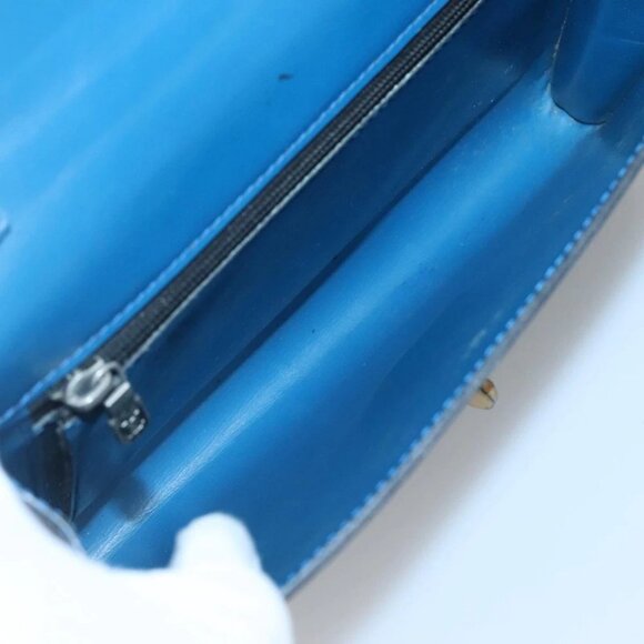 LOUIS VUITTON Epi Pochette Arche Shoulder Bag Blue - Picture 12 of 15